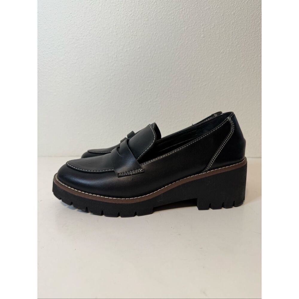 Blondo Daina Black Waterproof Chunky Loafer Size 10